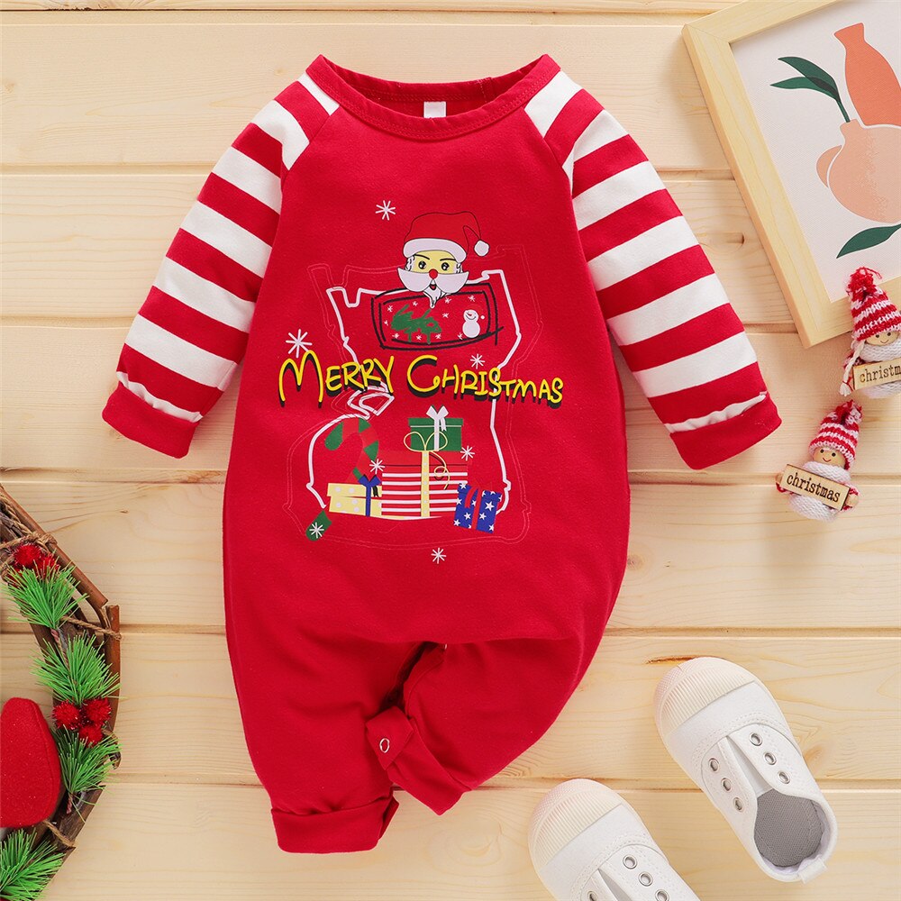 My First Christmas Baby Rompers