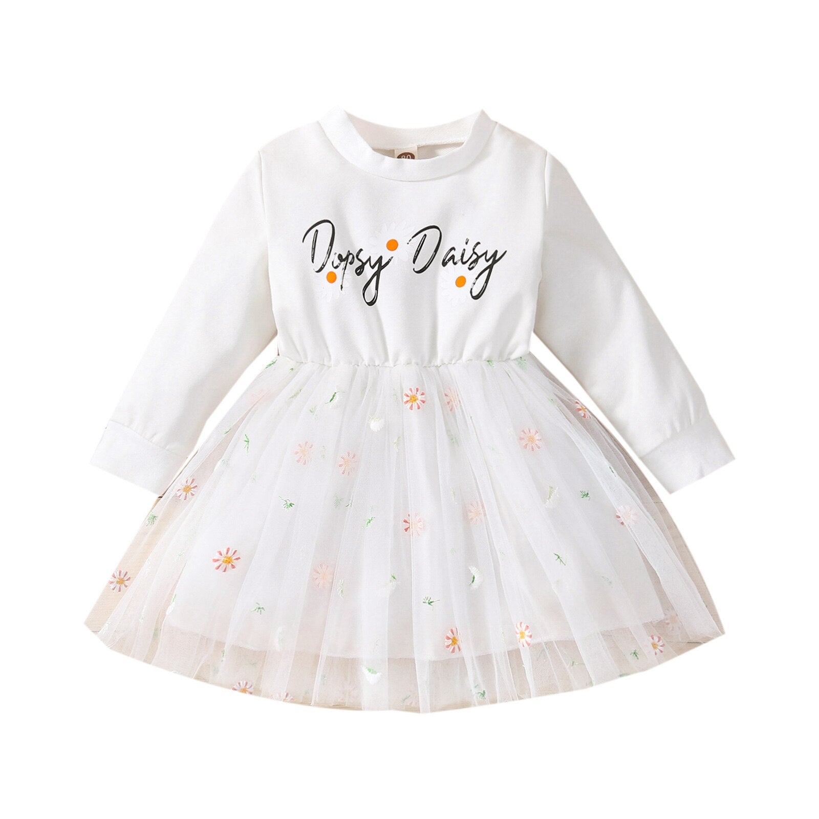 Adorable Infant Baby Girl Sweet Dress for Autumn