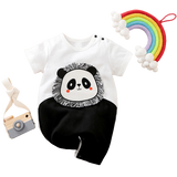 Roar into Summer with Cute Dinosaur Baby Boy Rompers