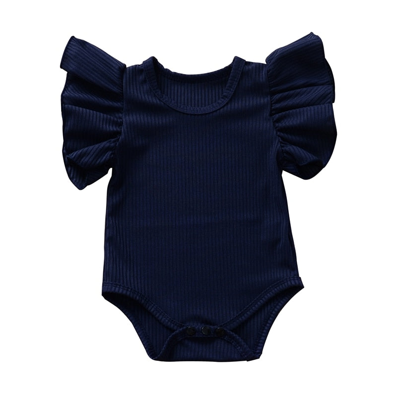 Soft and Adorable Cotton Bodysuit Sets for Baby Girls - Perfect for Summer