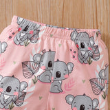 Adorable Koala Baby Girl Clothes Set for Autumn