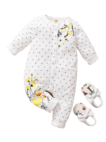 Lovely Floral Rompers for Baby Girls: Perfect for Spring and Summer