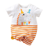 Adorable Dinosaur-Inspired Baby Boy Rompers for Summer Nights
