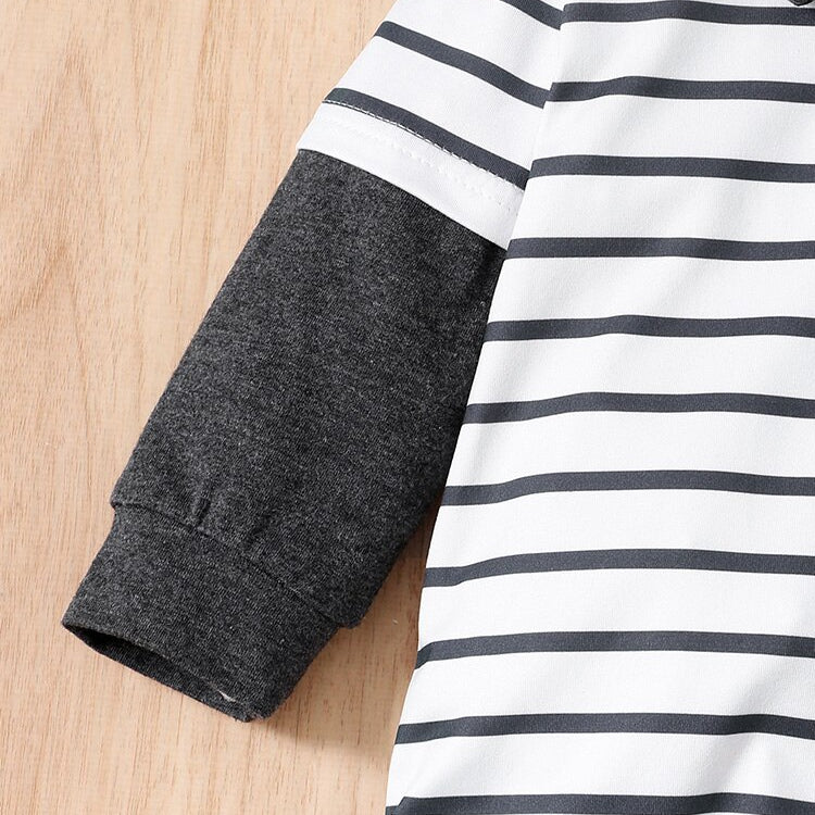 Stripe Baby Boy Clothes Set for Newborns
