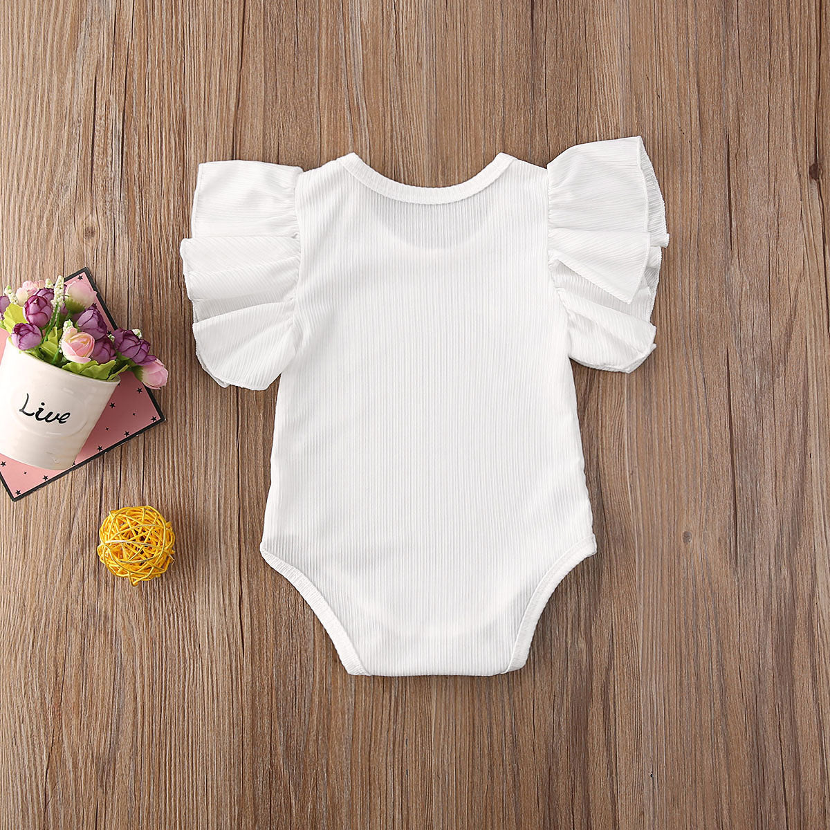 Soft and Adorable Cotton Bodysuit Sets for Baby Girls - Perfect for Summer