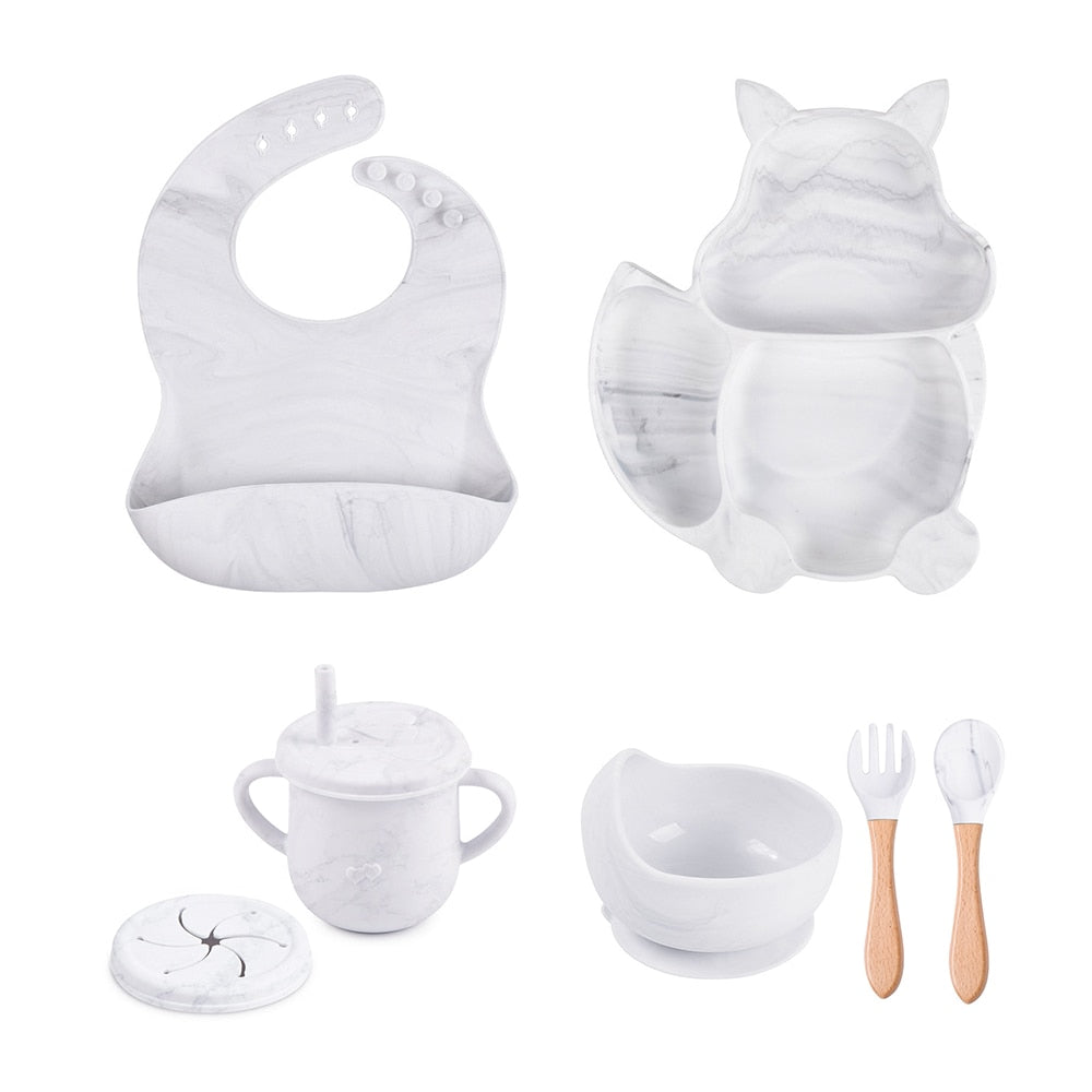 4/6/8 PCS Food Tableware - Babbez