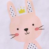 Adorable Pink Rabbit Baby Girl Clothes Set for Newborns and Toddlers