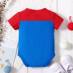 Unisex Baby Winner Colorblock Short Sleeve Bodysuit - Babbez