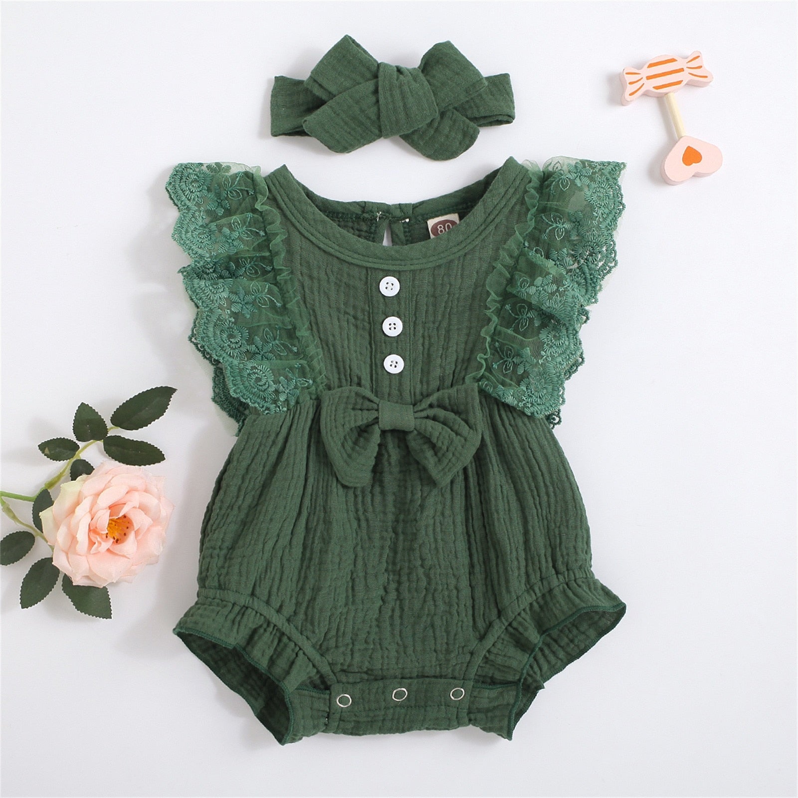 Cute and Comfortable Summer Rompers for Baby Girls