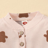 Newborn Infant Baby Girls Boys Sweaters Suit Knitted Clothes Set