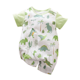 Adorable Dinosaur Baby Boy Rompers for Summer
