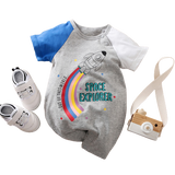 Adorable Dino-themed Summer Jumpsuit for Baby Boys