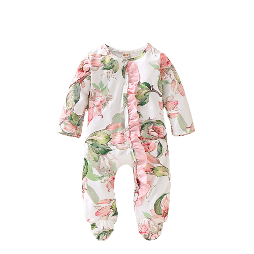 Adorable Floral Rompers for Baby Girls: Perfect for Winter and Spring
