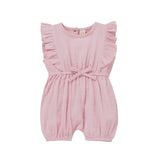 Summer Baby Ruffled Rompers for Girls - Babbez