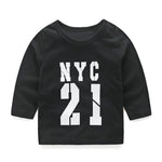 top and top Unisex Toddler Baby Boys girls Casual Clothing Sets Long Sleeve Letter Tshirt+Pants 2Pcs Infant Clothes Tracksuit - Babbez