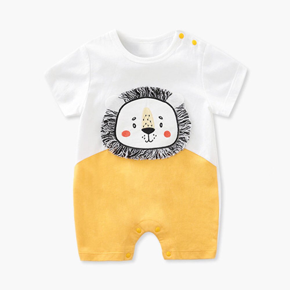 Cartoon Animal Baby Rompers for Boys