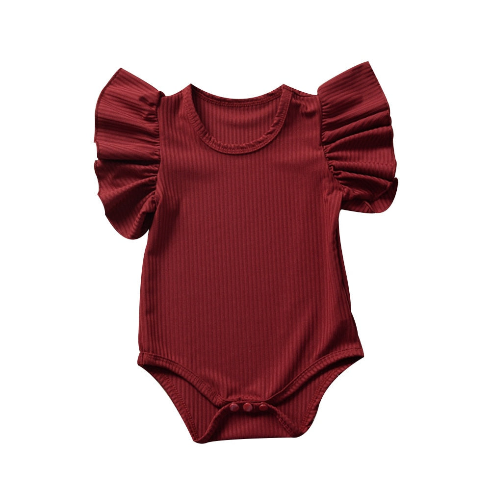 Soft and Adorable Cotton Bodysuit Sets for Baby Girls - Perfect for Summer