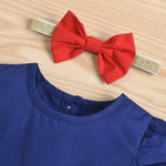 Summer Princess Baby Girls Dress with Colorful Patchwork and Bowknot Details - Babbez