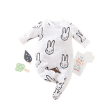 Cute Hedgehog and Rabbit Newborn Bodysuits for Girls