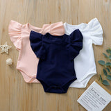 Soft and Adorable Cotton Bodysuit Sets for Baby Girls - Perfect for Summer