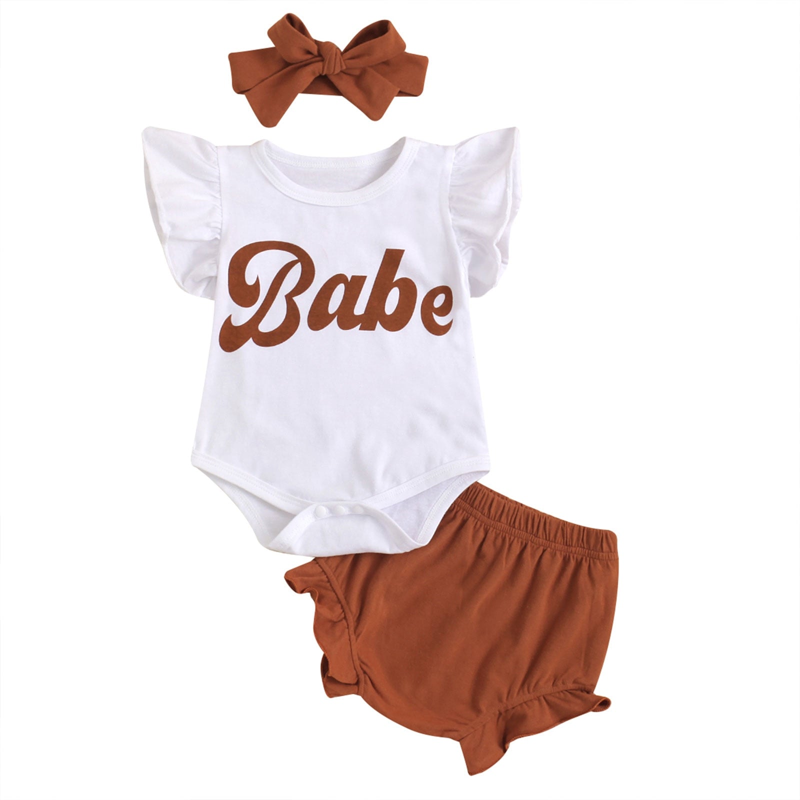 Adorable 3pcs Summer Clothes Set for Newborns, Toddlers, and Infants