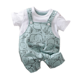 Adorable Dinosaur Baby Boy Rompers - Perfect for Summer Sleepwear!
