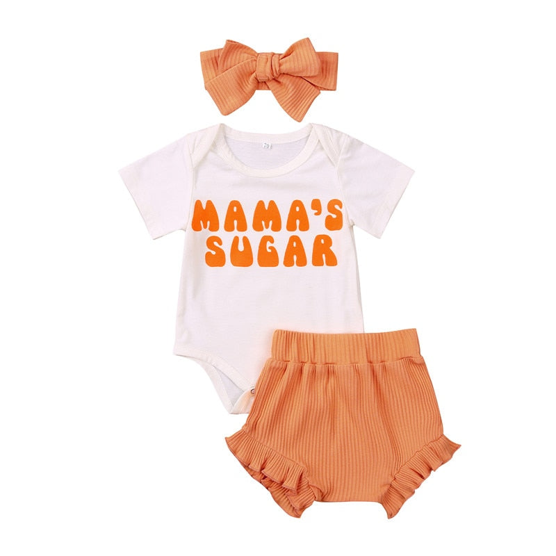 Summer Fun: 3-Piece Clothing Sets for Newborns, Infants, and Toddlers