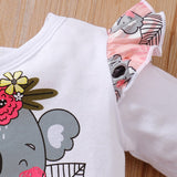 Adorable Koala Baby Girl Clothes Set for Autumn