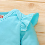 Adorable 3pcs Ruffle Cotton Romper Heart Suspender Skirts Set for Newborn Baby Girls