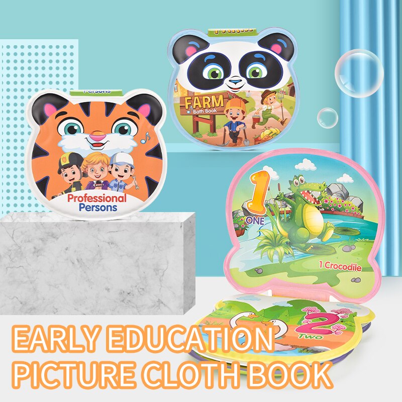 Bathroom Toys Activity Waterproof Pages - Babbez