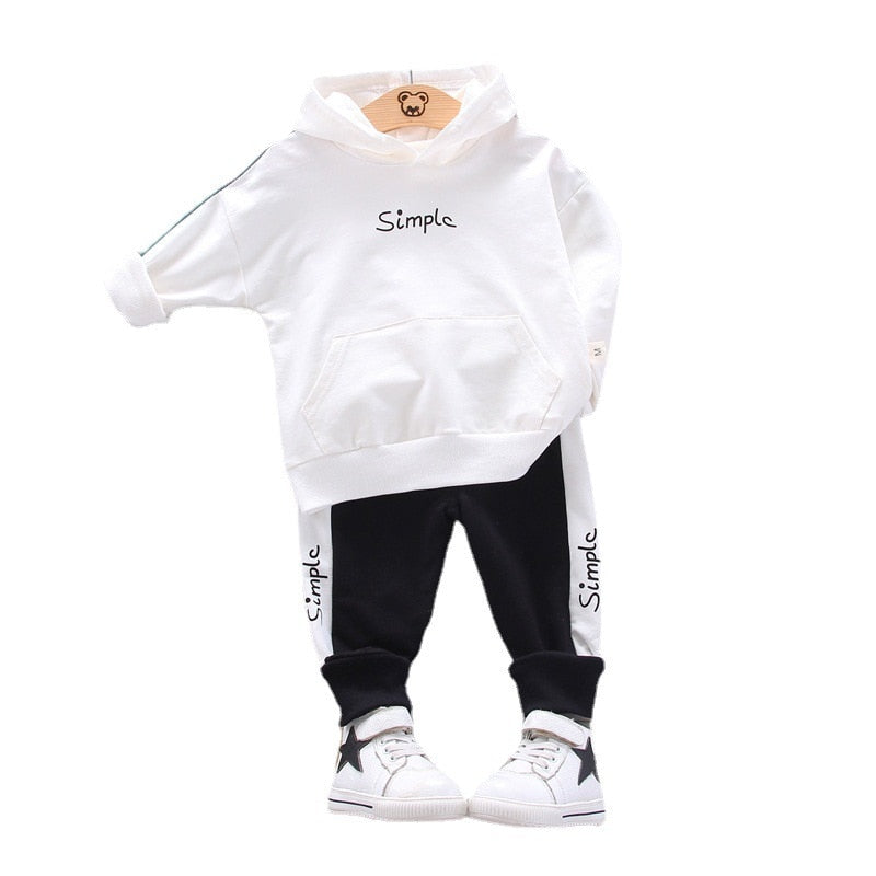 Baby Cotton Hoodies Pants 2Pcs/set - Babbez