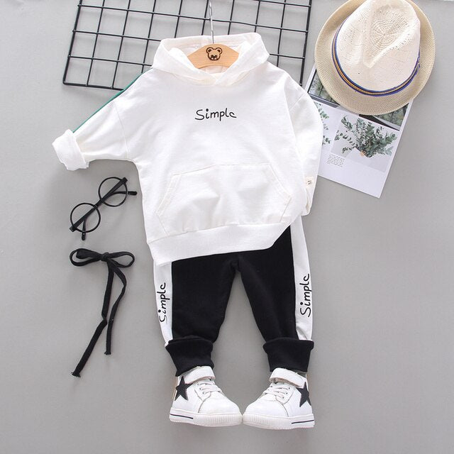 Baby Cotton Hoodies Pants 2Pcs/set - Babbez
