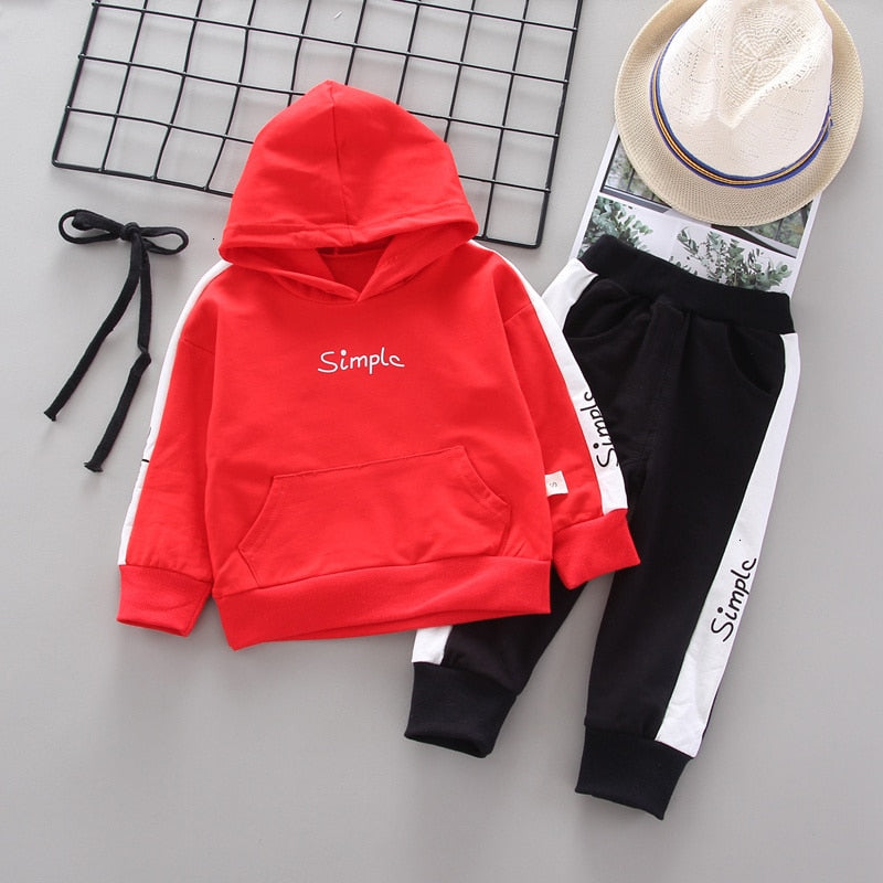 Baby Cotton Hoodies Pants 2Pcs/set - Babbez