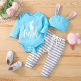 Easter Long Sleeve Clothes Sets for Infant Boys and Girls