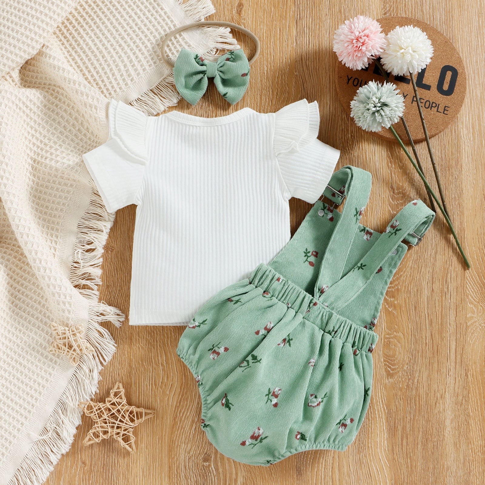 Stylish and Comfortable 3-Piece Outfits for Newborn Baby Girls