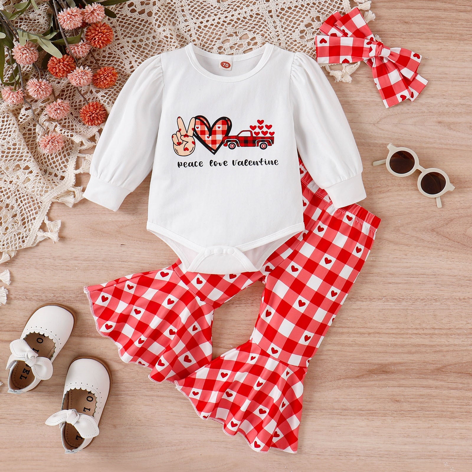 Adorable Valentine's Day Baby Girls Clothes Sets for Your Little Princess