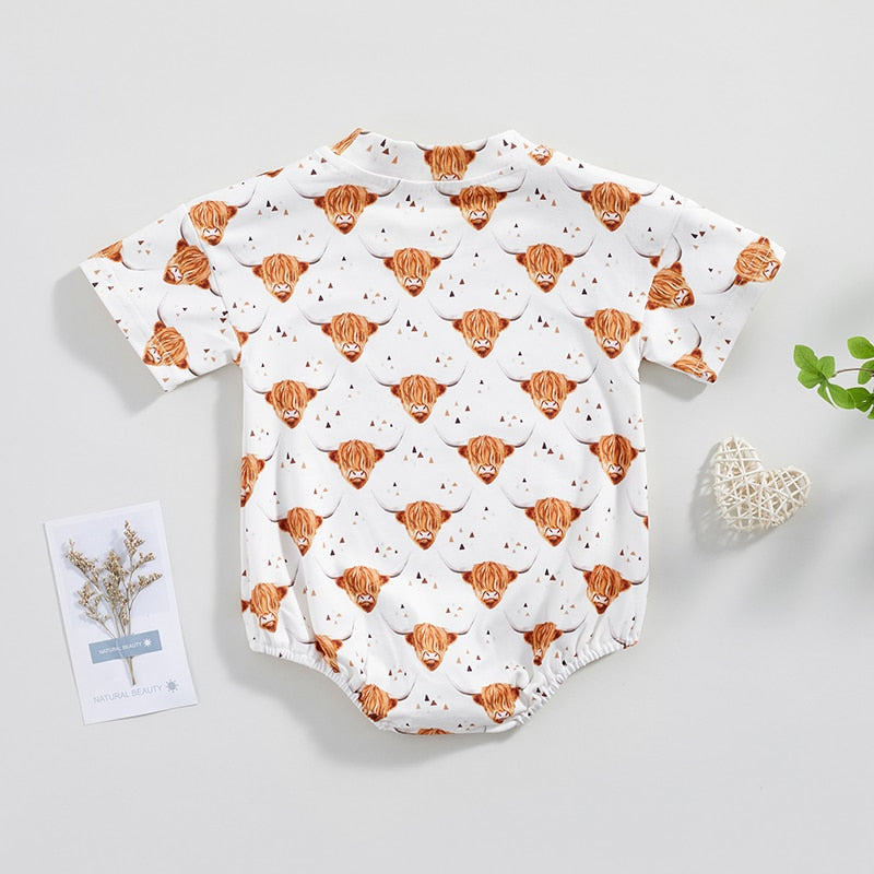 Cute and Comfy 0-24M Summer Rompers for Baby Boys and Girls