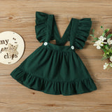 Vintage Floral Baby Girl Clothes Set - Long Sleeve Romper and Skirts Overalls Outfits for Newborn Infants - Babbez