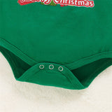 Snowman Printed Baby Overalls - Festive Christmas Costume for Newborns
