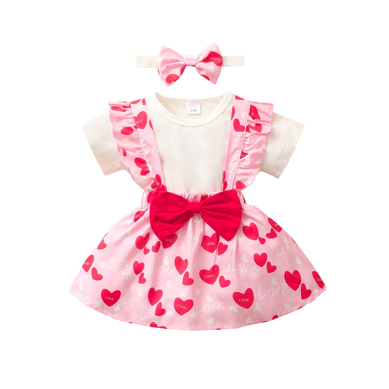 Cute and Stylish 3-Piece Infant Baby Girl Summer Clothes Set