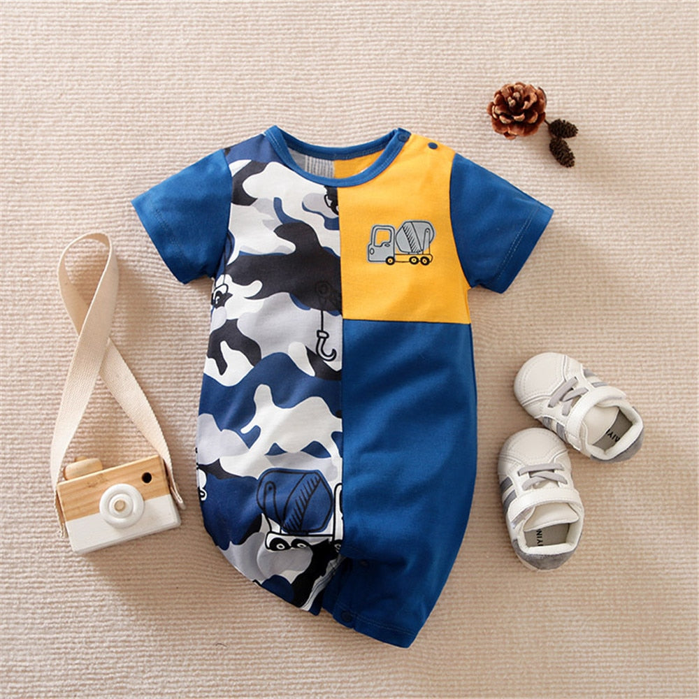Adorable Dinosaur Baby Rompers for Little Boys