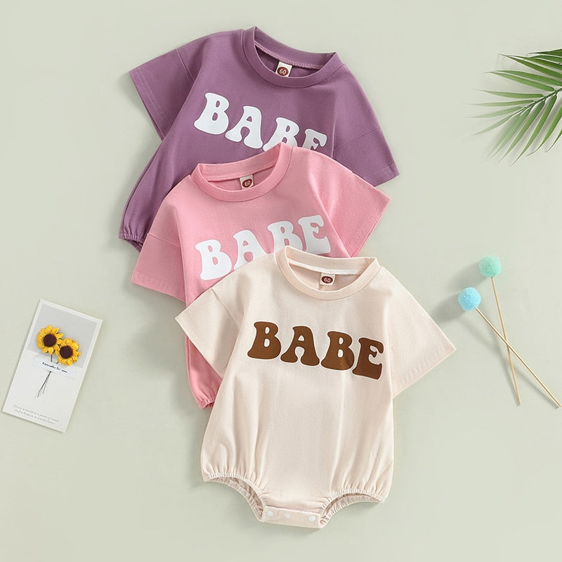 Lovely Baby Girls Summer Bodysuits Clothes for Newborn Infant