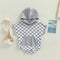 Stylish Checkerboard Print Bodysuits for Baby Boys - Babbez