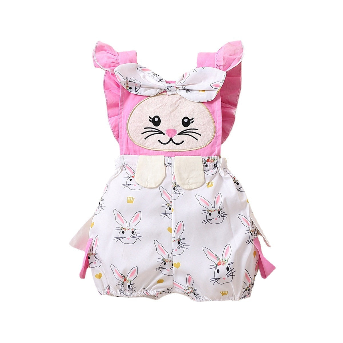 Adorable Easter Bunny Rompers for Baby Girls