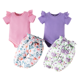 Infant Baby Girls Clothes Sets for Summer Days - Babbez