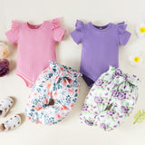 Infant Baby Girls Clothes Sets for Summer Days - Babbez