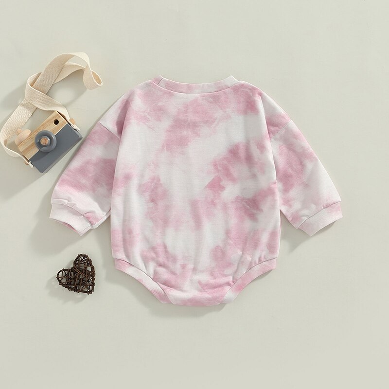 Trendy Tie Dye Baby Rompers for Boys and Girls