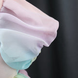 Colorful Bow Mesh Dresses for Baby Girls' Birthday Party
