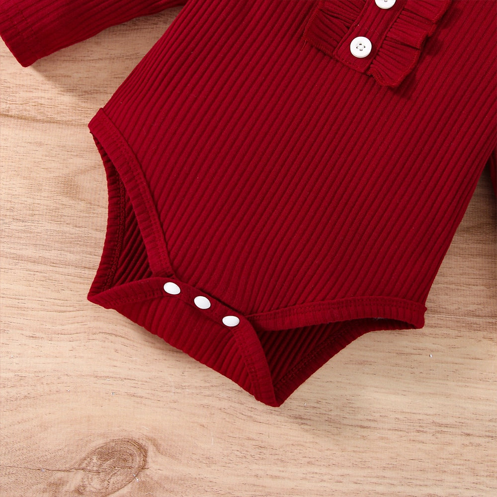 Preppy Style Baby Girl Dress Sets - Cute Skirt and Bodysuit for Spring and Autumn