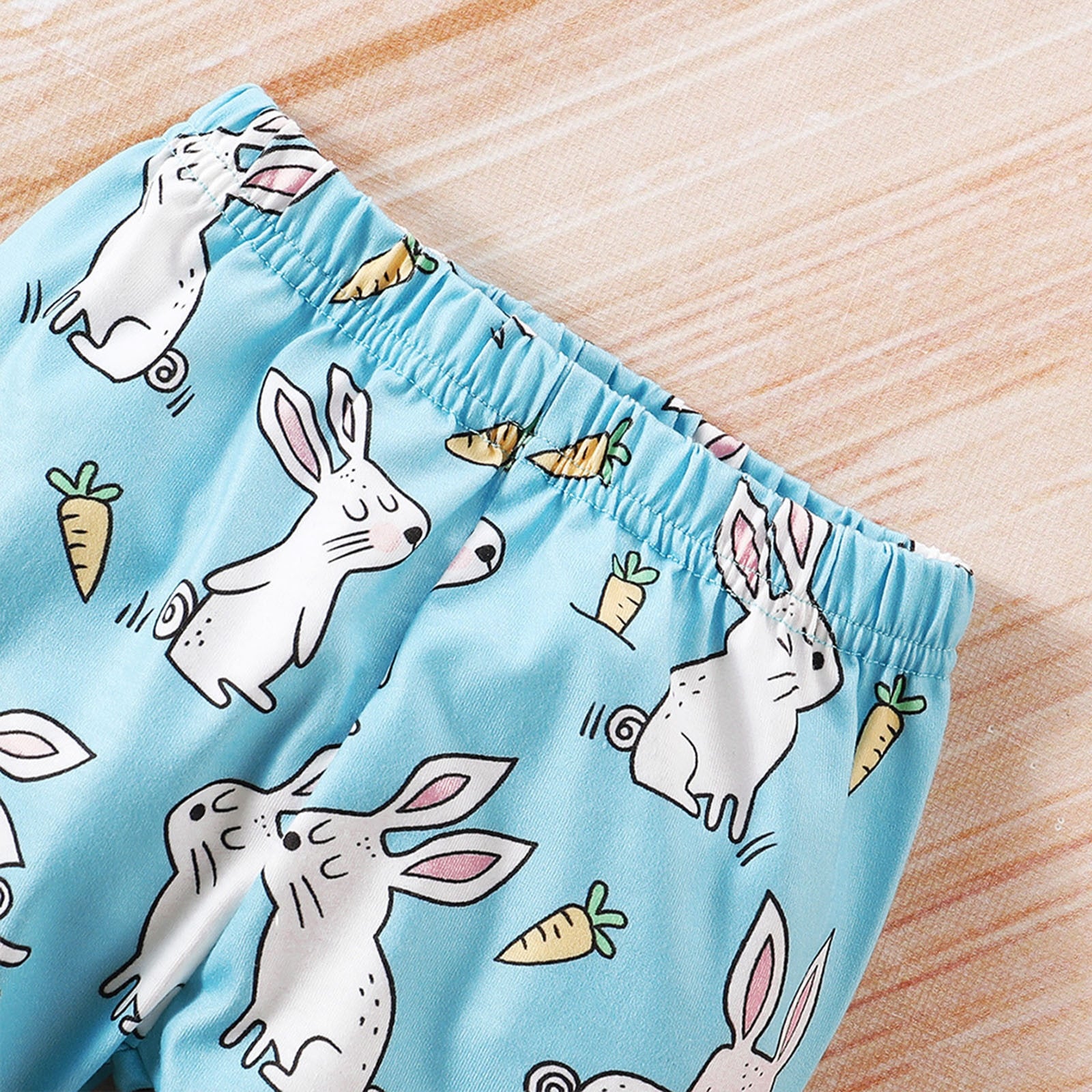 Adorable 3pcs Baby Boys and Girls Clothes Sets with Cute Cartoon Rabbit Prints